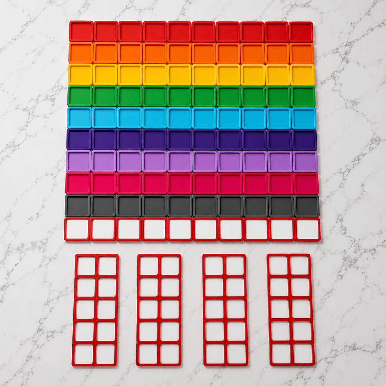 Bundle Offer - Counting Squares and Tens Trays