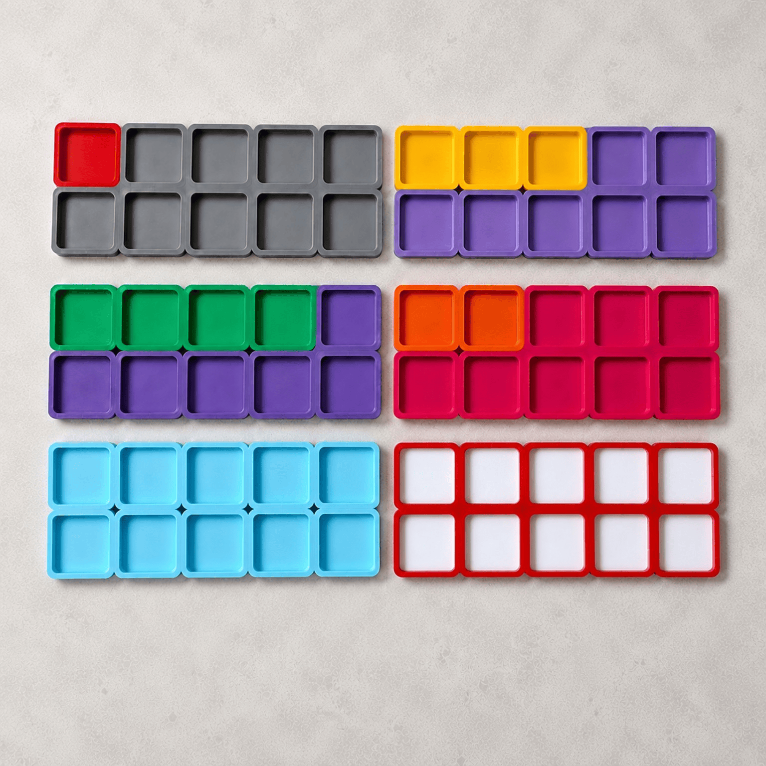 Number Bonds to 10 Trays