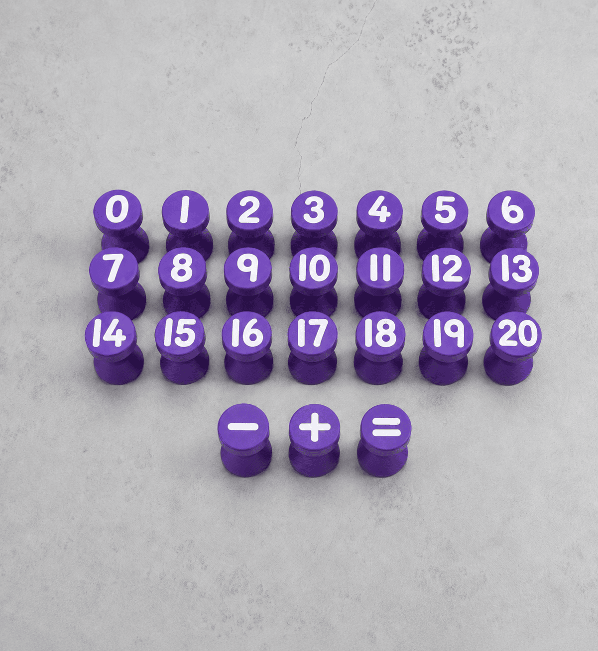 Numbers 0 - 20 Playdough Stampers & Symbols - Image 2