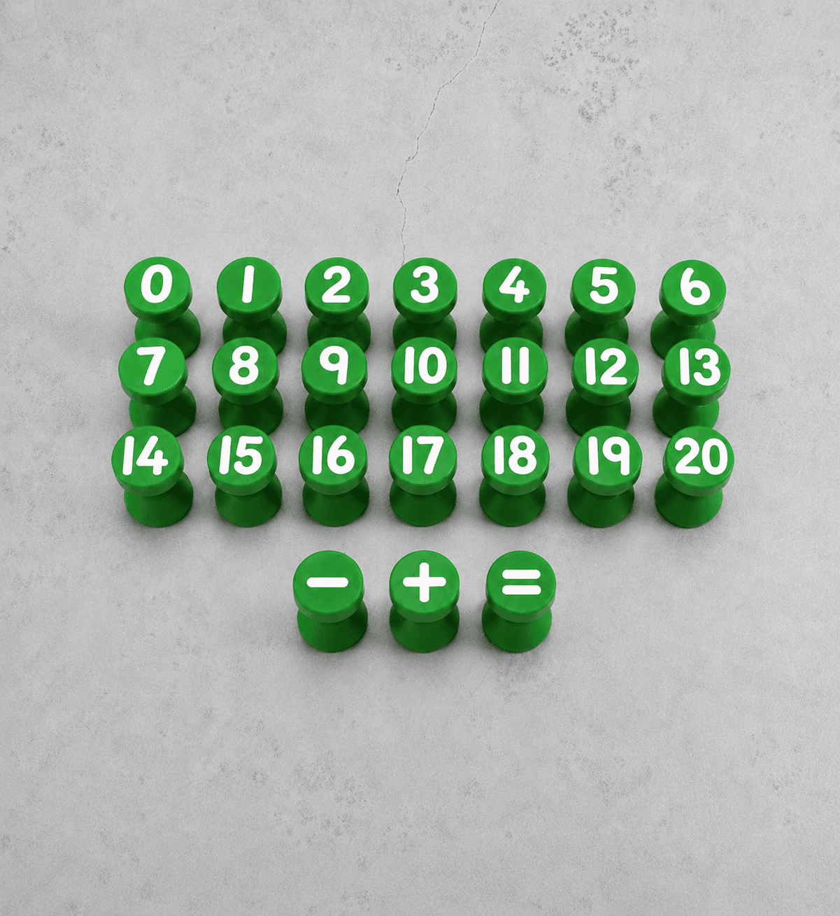 Numbers 0 - 20 Playdough Stampers & Symbols - Image 3