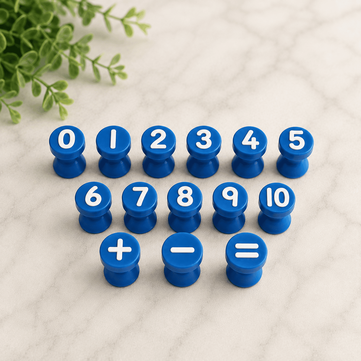 Numbers 0 - 10 Playdough Stampers & Symbols