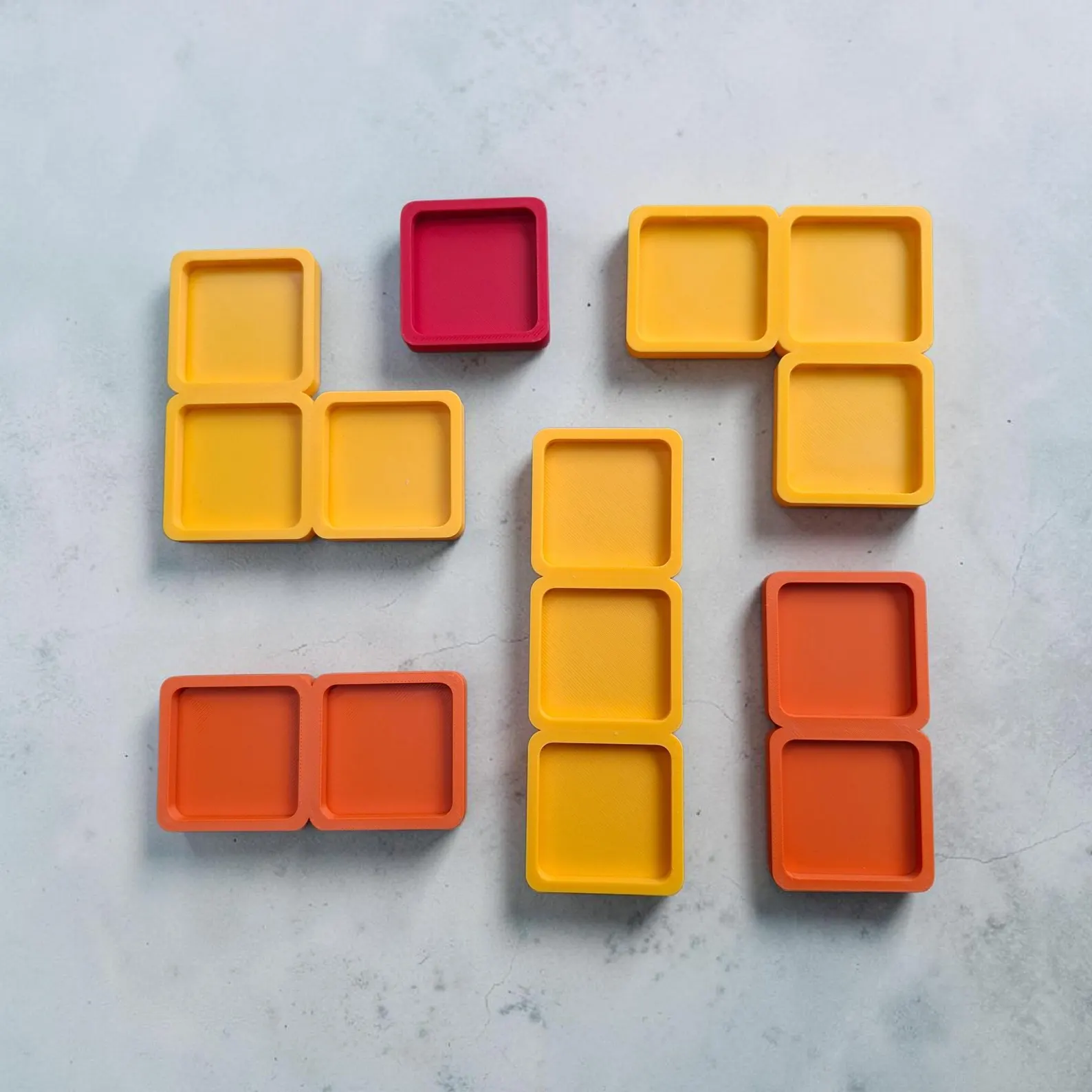 Subitising 1-3 Trays