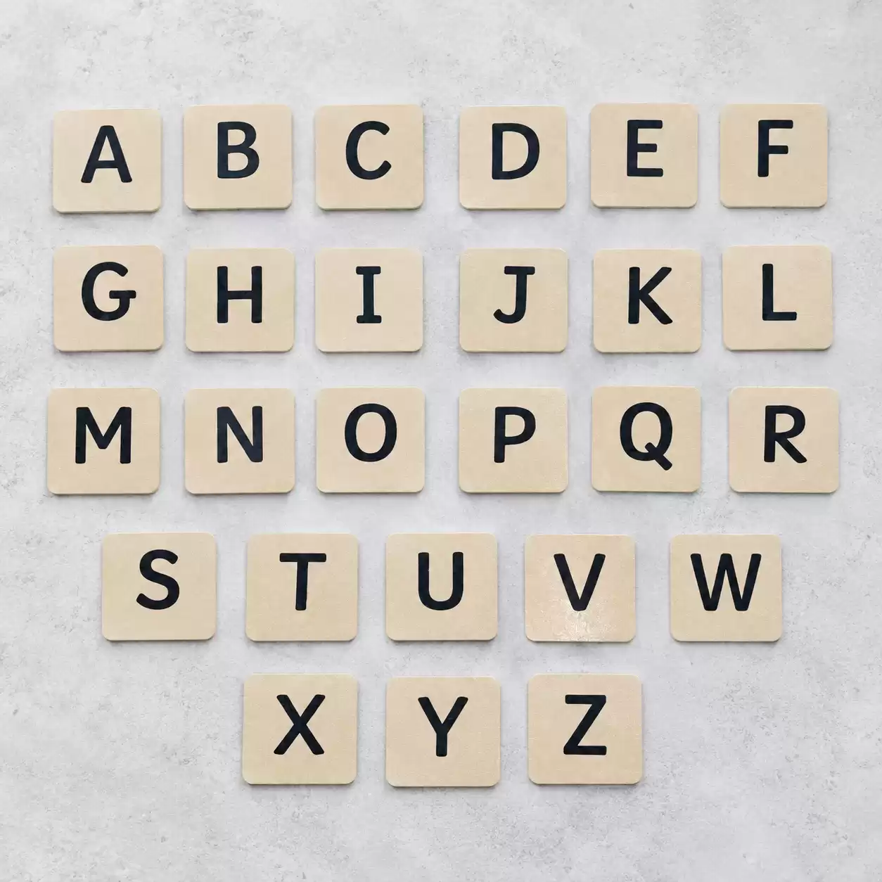 Capital Letter Tiles