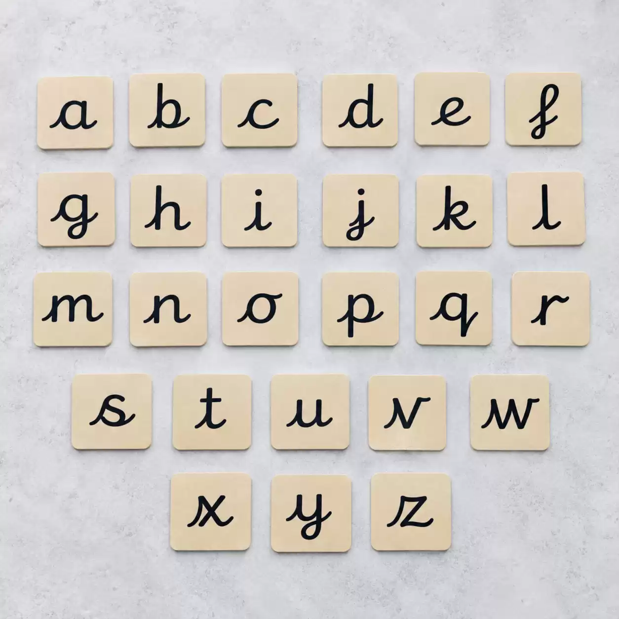 Precursive Letter Tiles