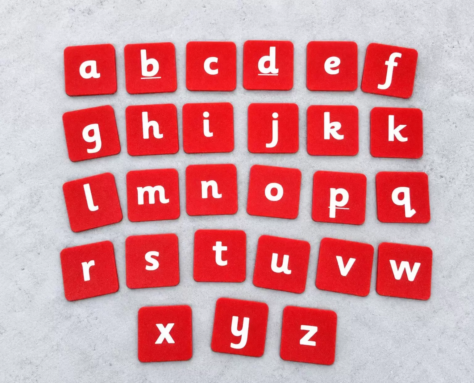 Alphabet Colour Tiles