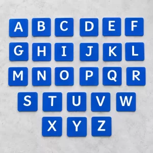 Capital Letter Colour Tiles